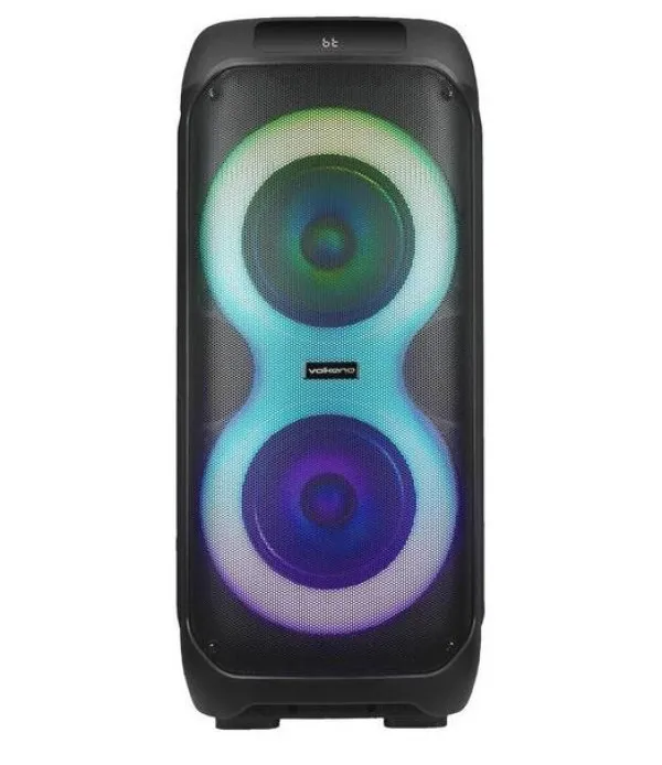 Zvučnik Volkano Groove Dual 8" VK-3902-D8 60W Bluetooth,micro sd, usb,fm crni
