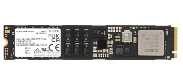 SSD M.2 U.2 SAMSUNG 960GB PM9A3 MZ1L2960HCJR-00A07