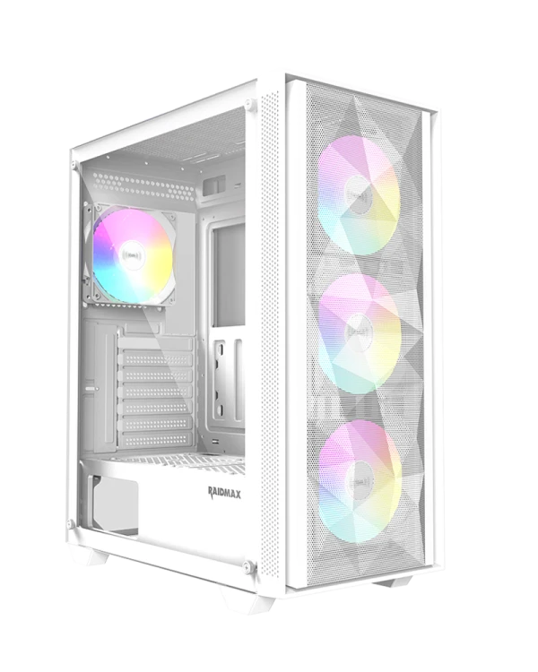 Kuciste Raidmax Vector V217 ARGB White, V217TWF