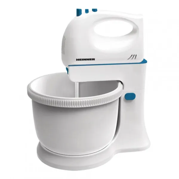 Mikser sa posudom HEINNER HMB-350BL 2,5l/300W/5 brzina/Beli