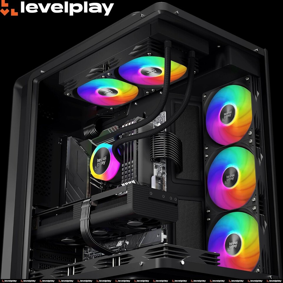 Vodeno hladenje za CPU LEVELPLAY Combat Liquid 360 HUD AIO/sa ekranom/bela