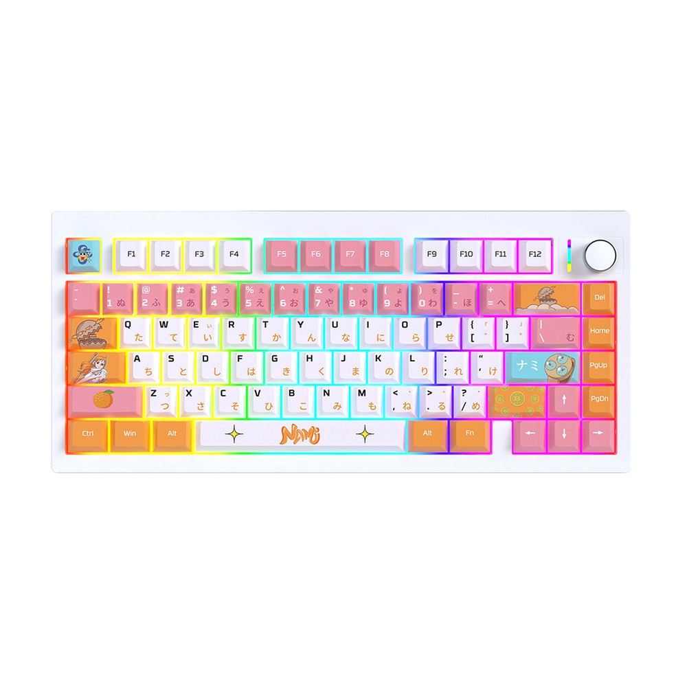 Tastatura Mehanicka Gaming Fantech MK921 Maxfit 8 Wireless ONE PIECE - NAMI (white switch)