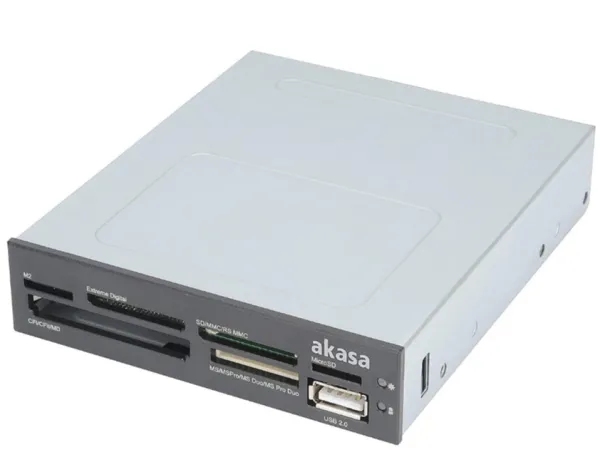 Citac kartica 3.5" Akasa AK-ICR-07 Internal 6-Port Card Reader - black