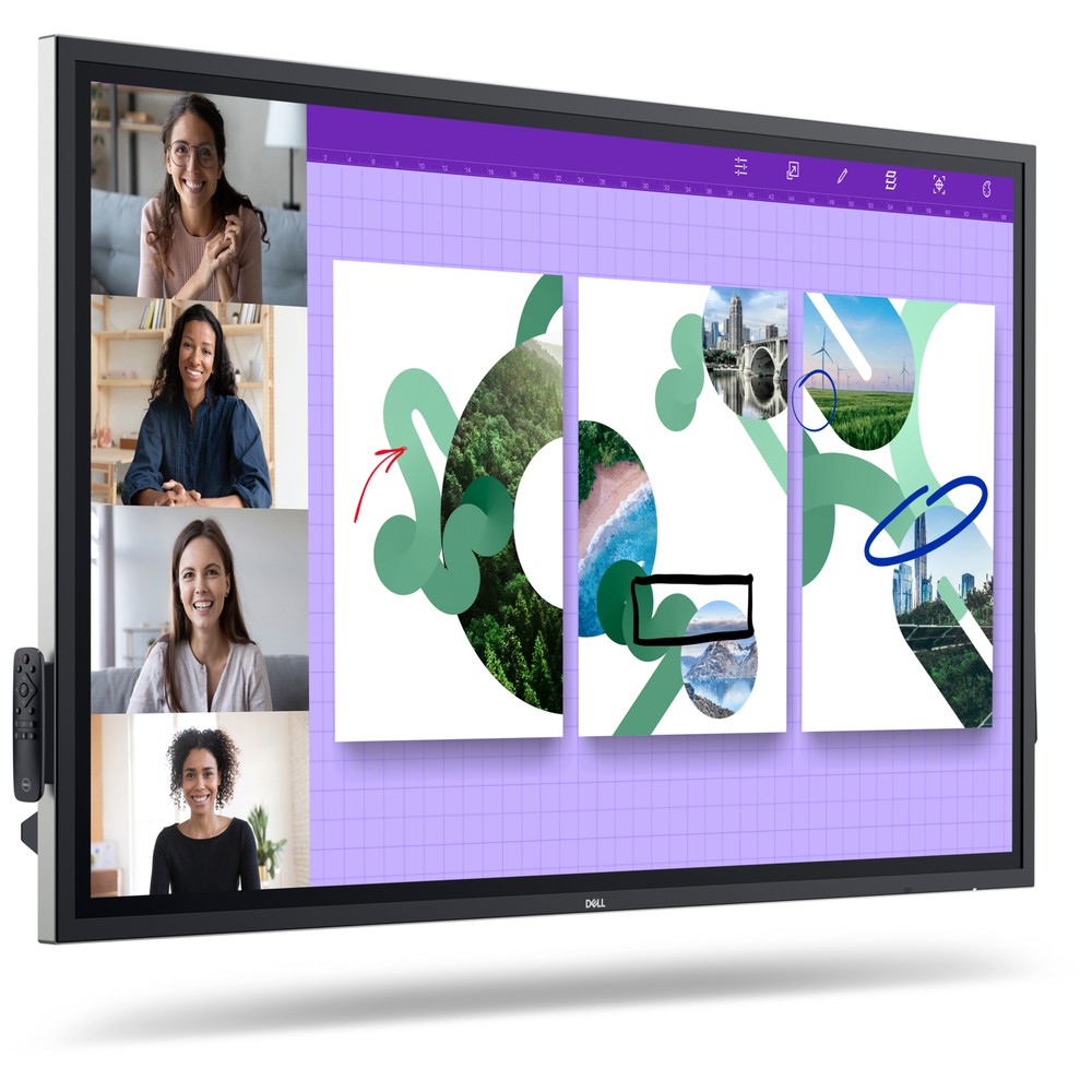 Interaktivni ekran 65" Dell P6524QT IPS 3840x2160/60Hz/9ms/3xHDMI/DP/USB-C/touch