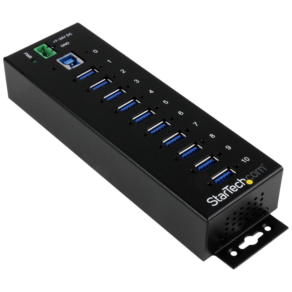 10-Port Industrial USB 3.0 Hub
