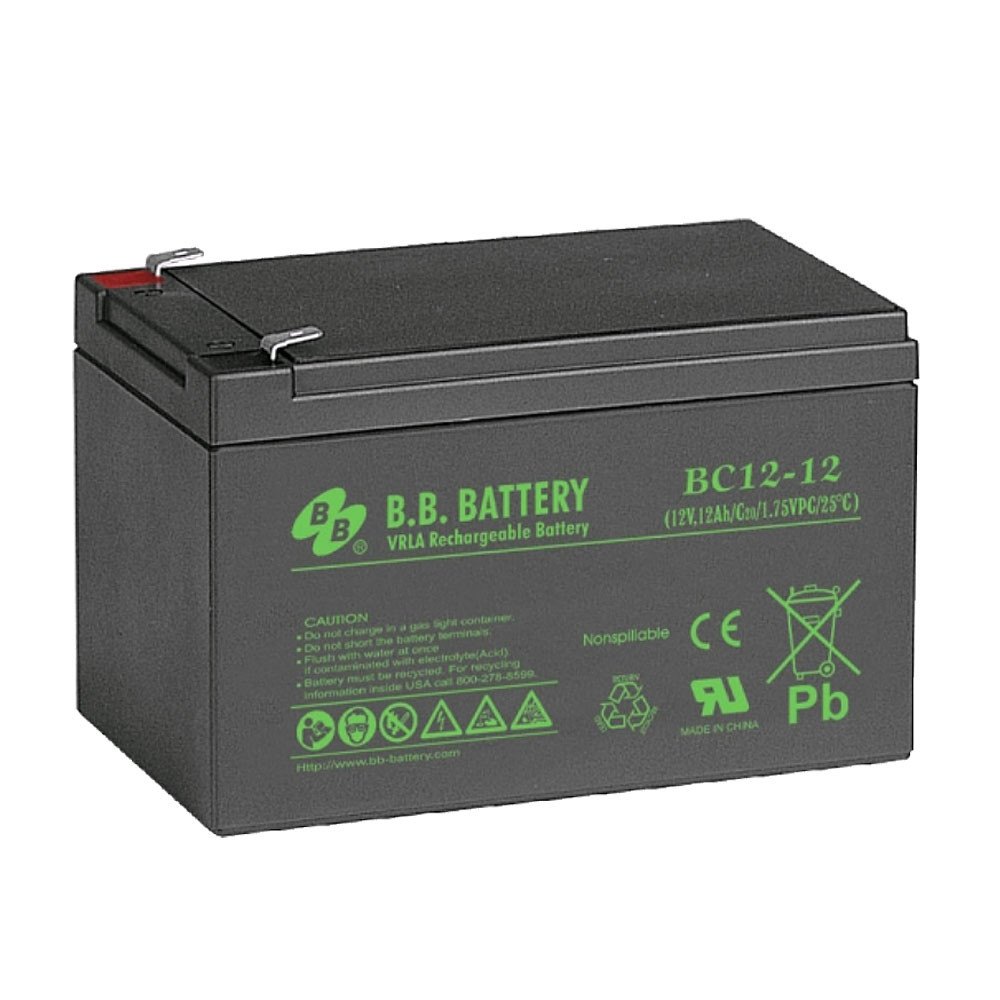 Akumulator 12V 12Ah BC12-12 BB Battery terminal T2