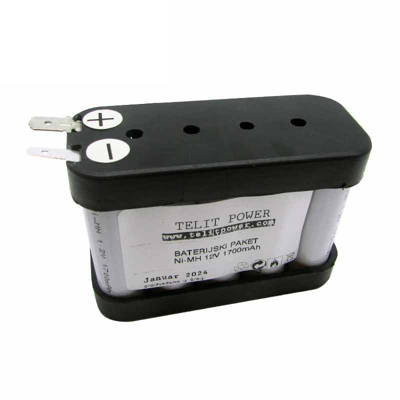 Baterija NIMH 12V 1700mAh 805658 za alarme