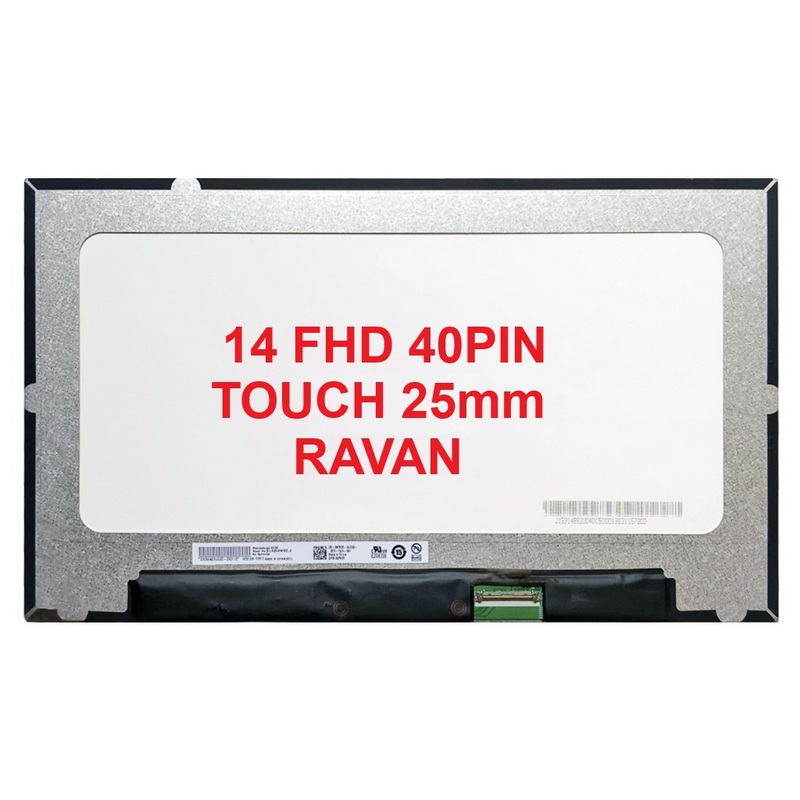 LED Ekran za laptop 14 FHD 40pin TOUCH 25mm RAVAN