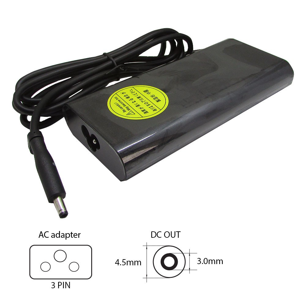 Dell 19.5V-6.67A (4.5×3.0) 130W-DL28O (slim oval) laptop adapter