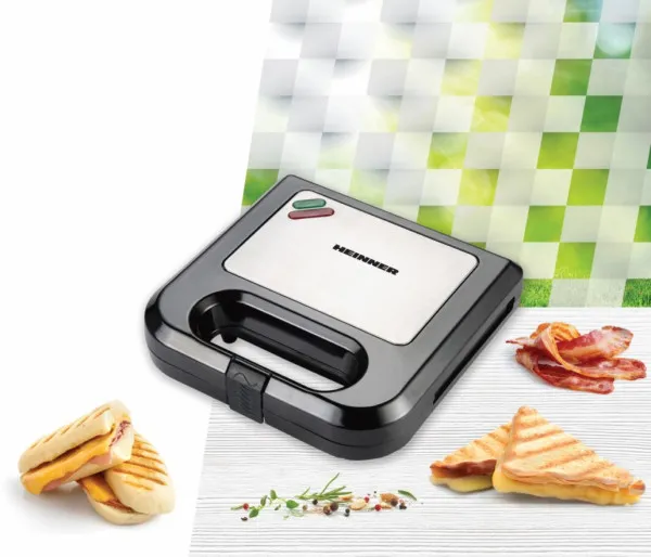 Aparat za sendviče HEINNER SM-K750BKS 750W/crni