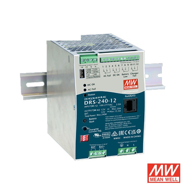 240W Inteligentno Napajanje za sigurnosne uredjaje DRS-240-12 MEAN WELL