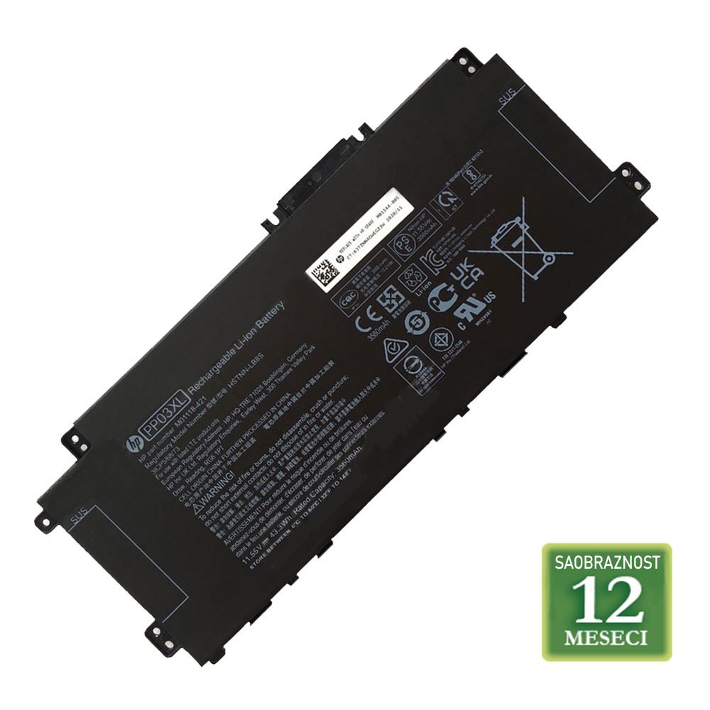 Baterija za laptop HP Pavilion 13 14 x360 11.55 V / 3560mAh / 43.3Wh