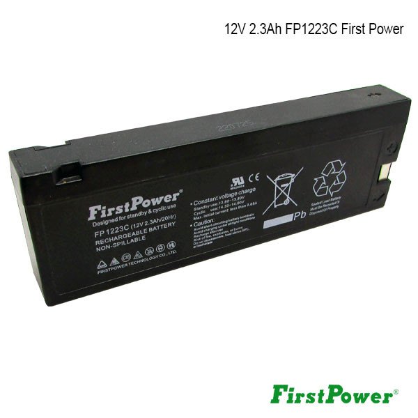 12V 2.3Ah FP1223C FIRSTPOWER terminal Tab