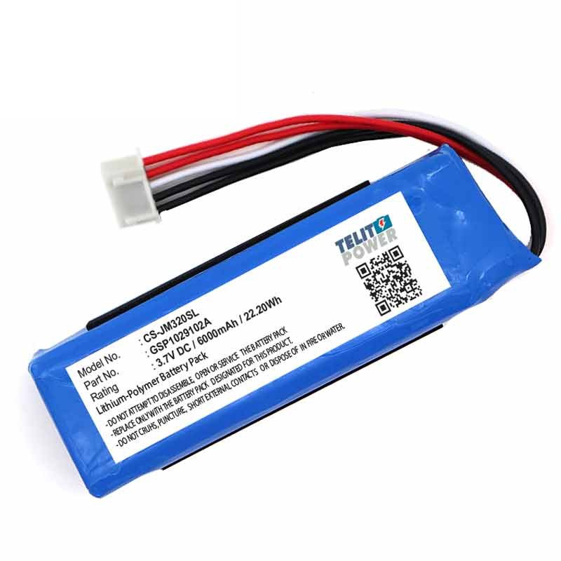 Baterija Li-Po 3.7V 6000mAh za JBL Charge 3 bežični zvučnik JML320SL