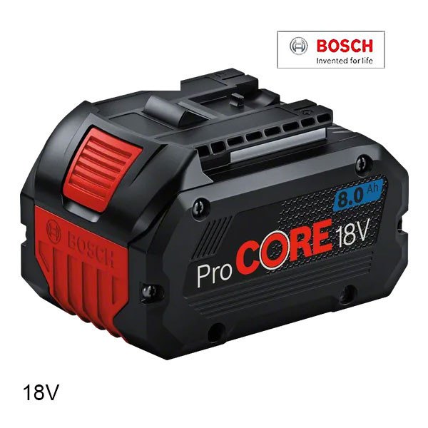 Bosch ProCORE 18V 8.0Ah Li-ion baterija – Maksimalna snaga za profesionalni alat