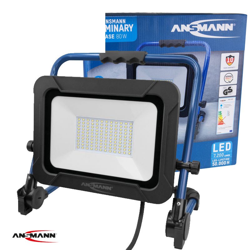 ANSMANN FL7200AC LED prenosni podni reflektor 80W