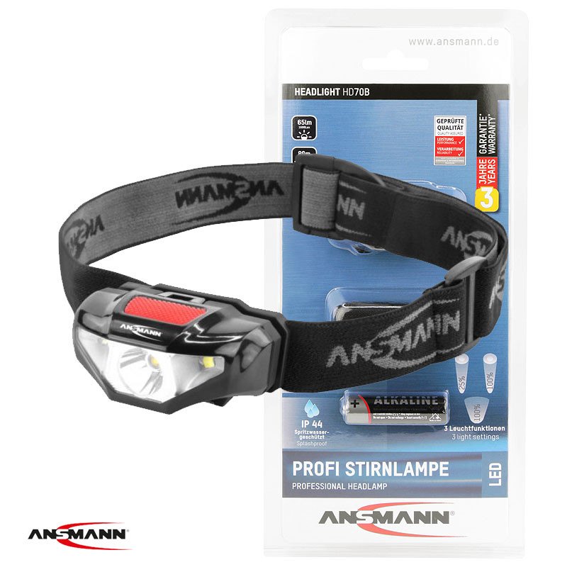 ANSMANN HD70B LED HEADLIGHT
