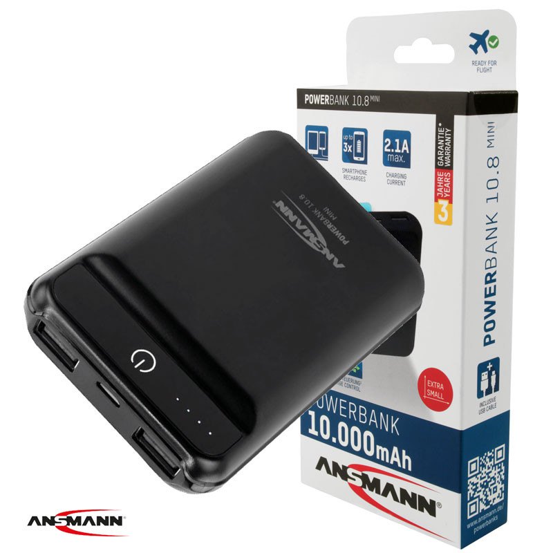 Powerbank 10.8 mini - ANSMANN - 10000mAh