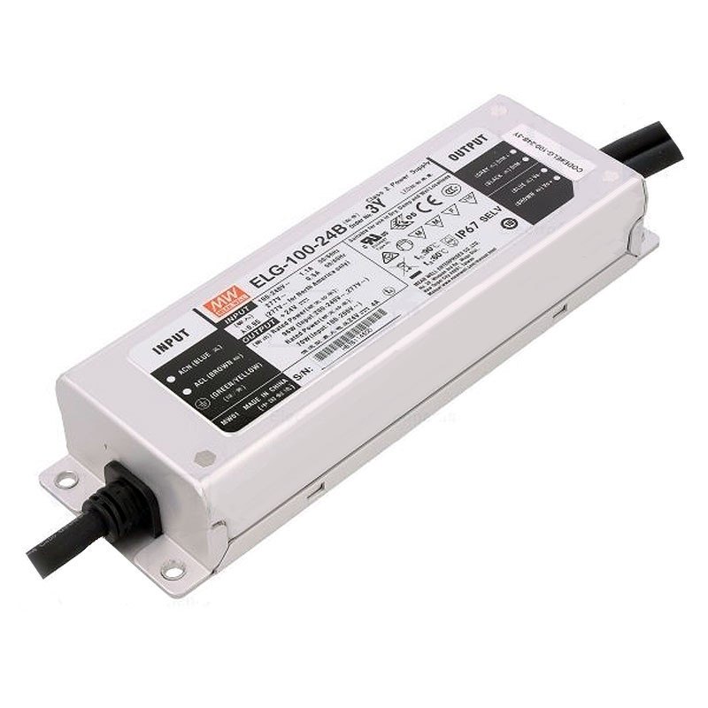 Mean Well ELG-100-24B-3Y – 100W LED napajanje, 24V, IP67, 3Y ulaz