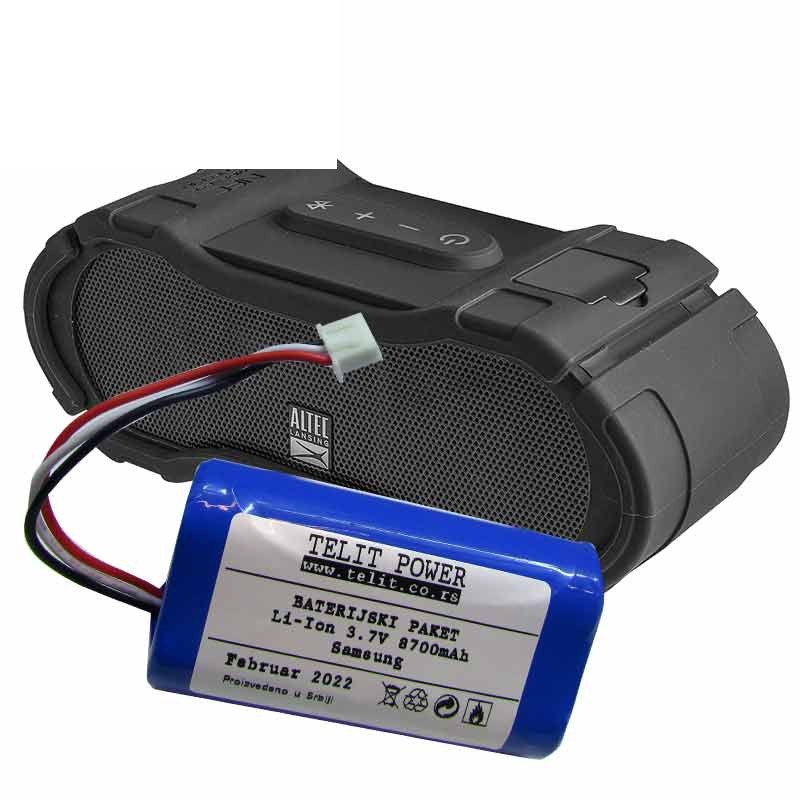 Baterija Li-Ion 3.7v 8700mAh za ALTEC bluetooth zvučnik