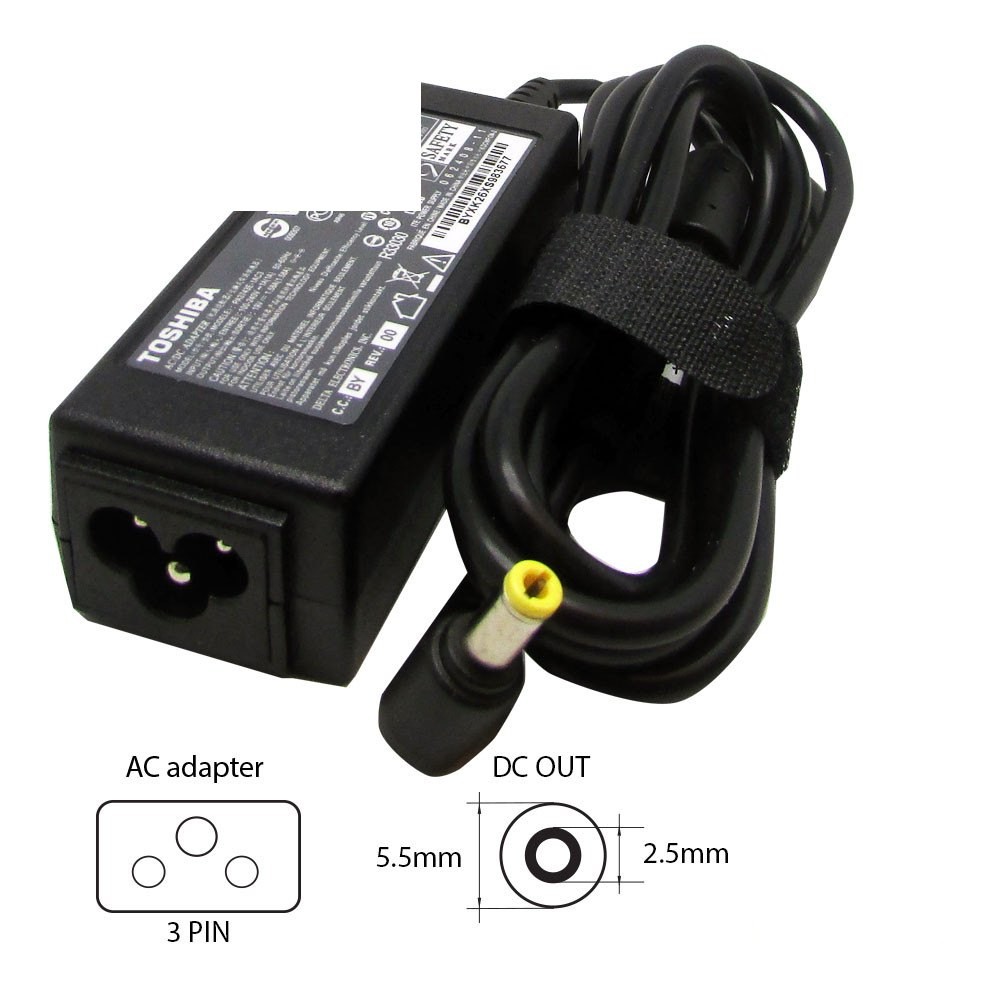 Toshiba 19V-1.58A (5.5×2.5) PA3743E-1AC3 30W laptop adapter