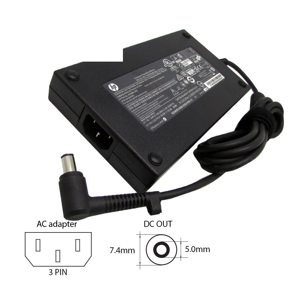 HP/Compaq 19.5V-10.3A (7.4×5.0) 200W-HP43 laptop adapter