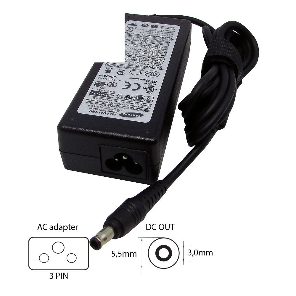 Samsung 19V-4.74A (5.5×3.0) 90W-SA04 laptop adapter