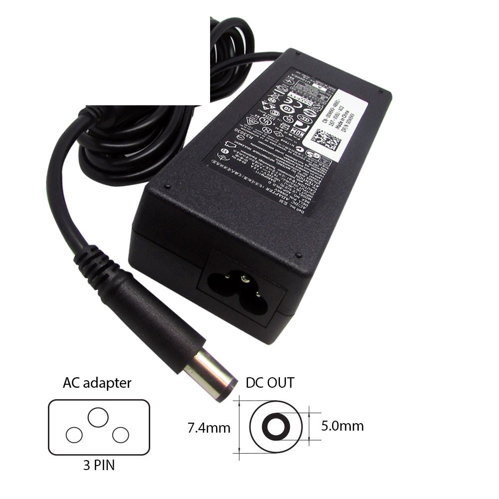 Dell 19.5V-4.62A (7.4×5.0) ADP-90LD D 90W laptop adapter