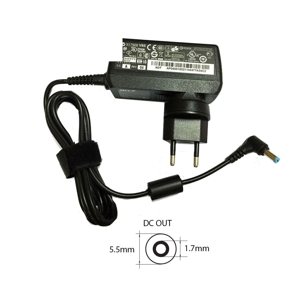 Acer 19V-2.15A (5.5×1.7) 40W-AC17 laptop adapter