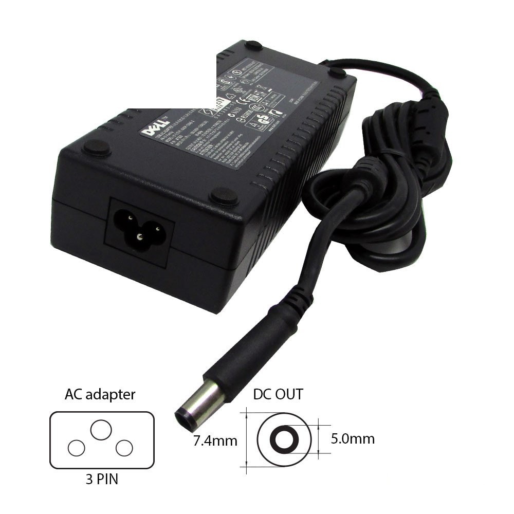 Dell 19.5V-6.7A (7.4×5.0) NADP-130AB 130W laptop adapter