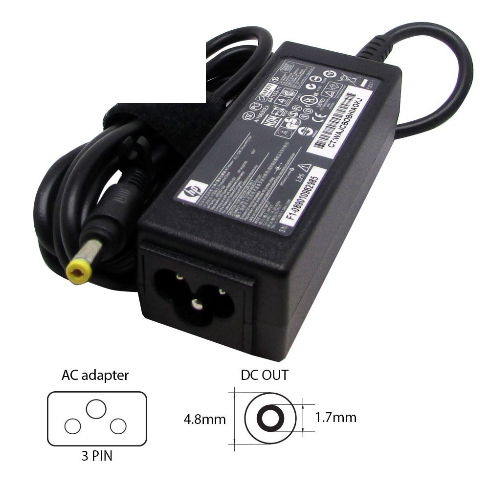 HP/Compaq 19V-1.58A (4.8×1.7) HP-A0301R3 30W laptop adapter