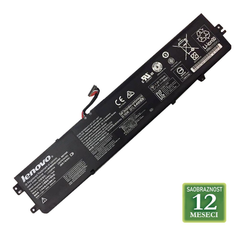 Baterija za laptop  LENOVO R720 / L14M3P24 11.1V  45Wh / 4110mAh