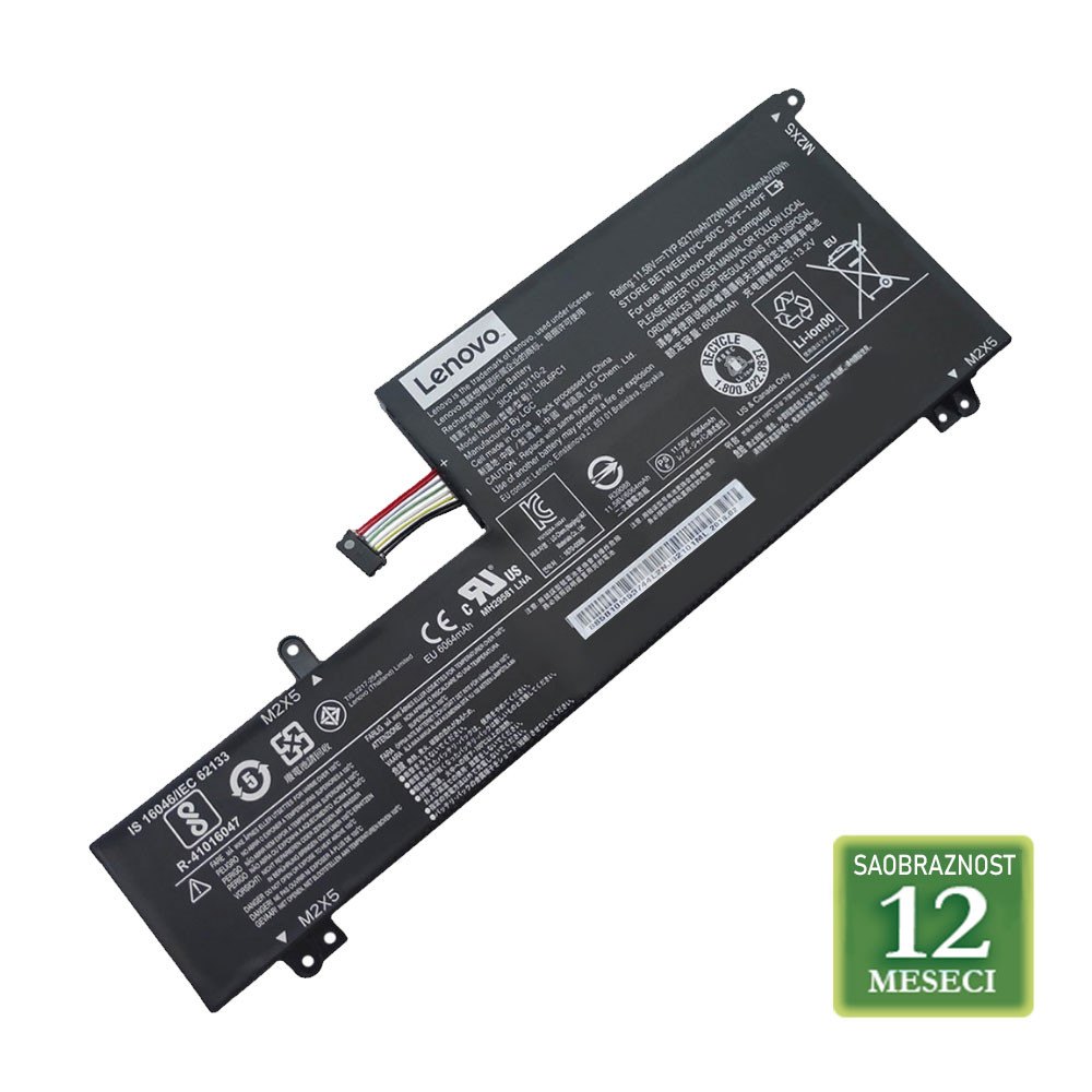 Baterija za laptop  LENOVO Yoga 720-15 / L16L6PC1 11.58V 72Wh / 6217mAh
