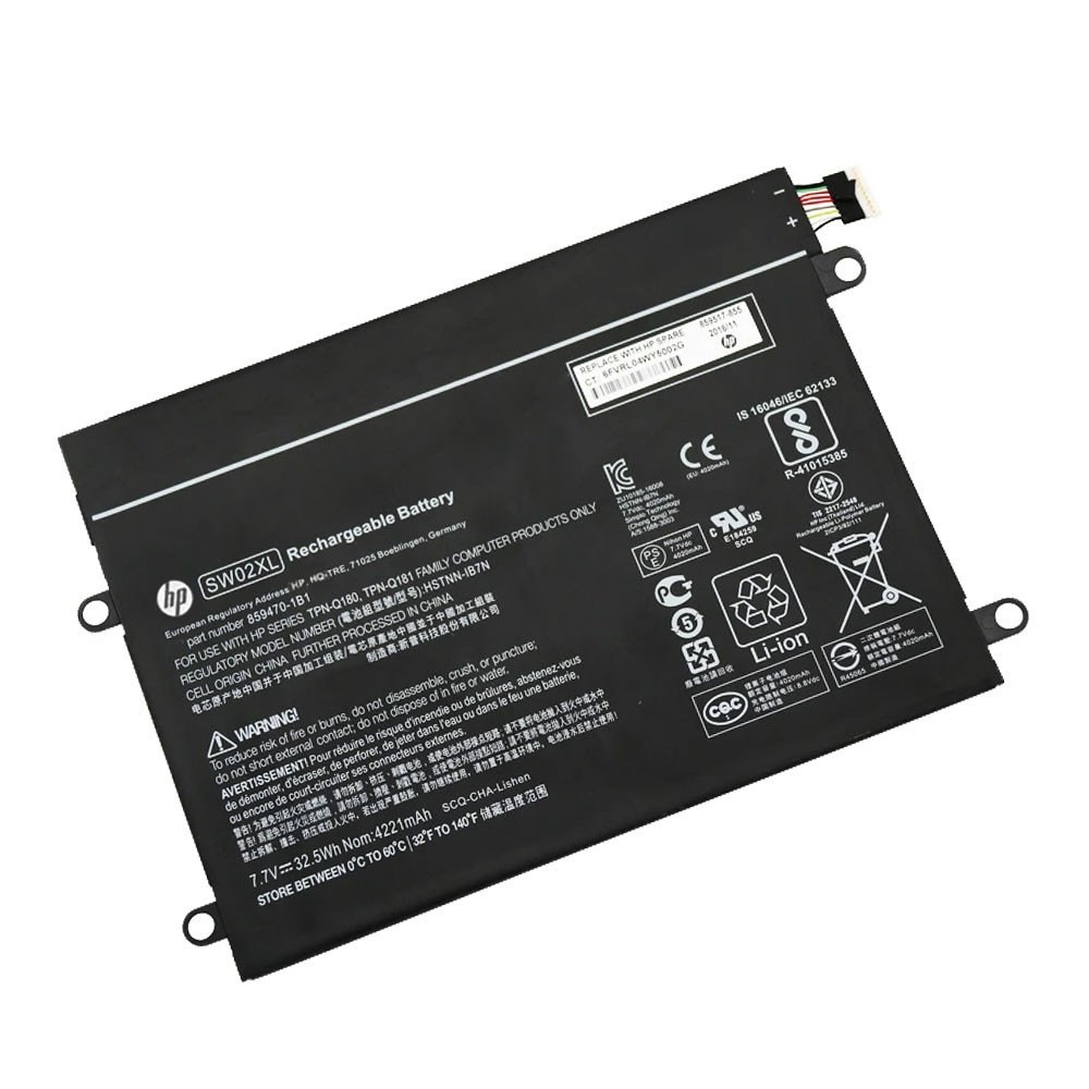 Baterija za laptop HP X2 210 G2 / SW02XL 7.7V 32.5Wh / 4221mAh