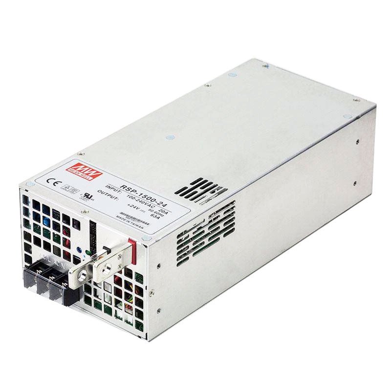 Mean Well RSP-1500-24 – 1500W industrijsko napajanje, 24V, PFC funkcija