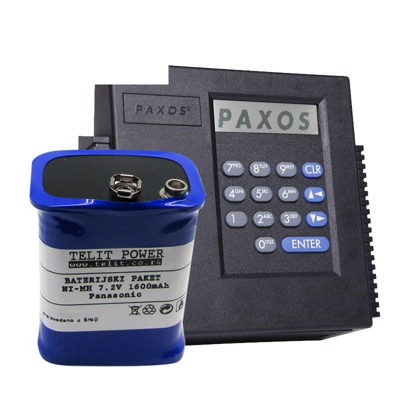 Baterija NiMH 7.2V 1600mAh Panasonic za PAXOS sigurnosnu bravu