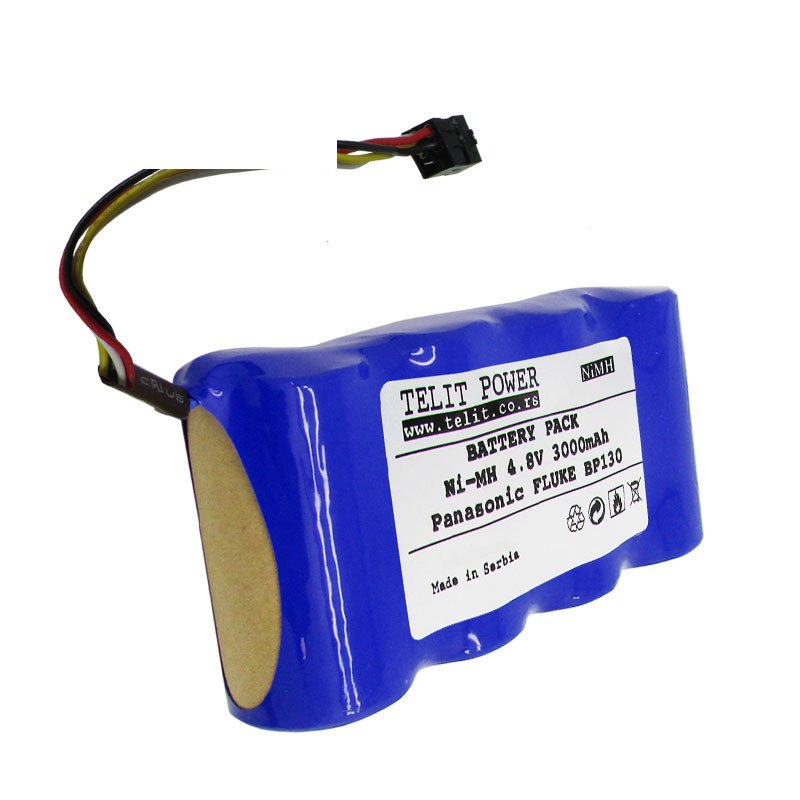 Baterija za  FLUKE BP130  multimetar - NiMH 4.8V 3000mAh Panasonic
