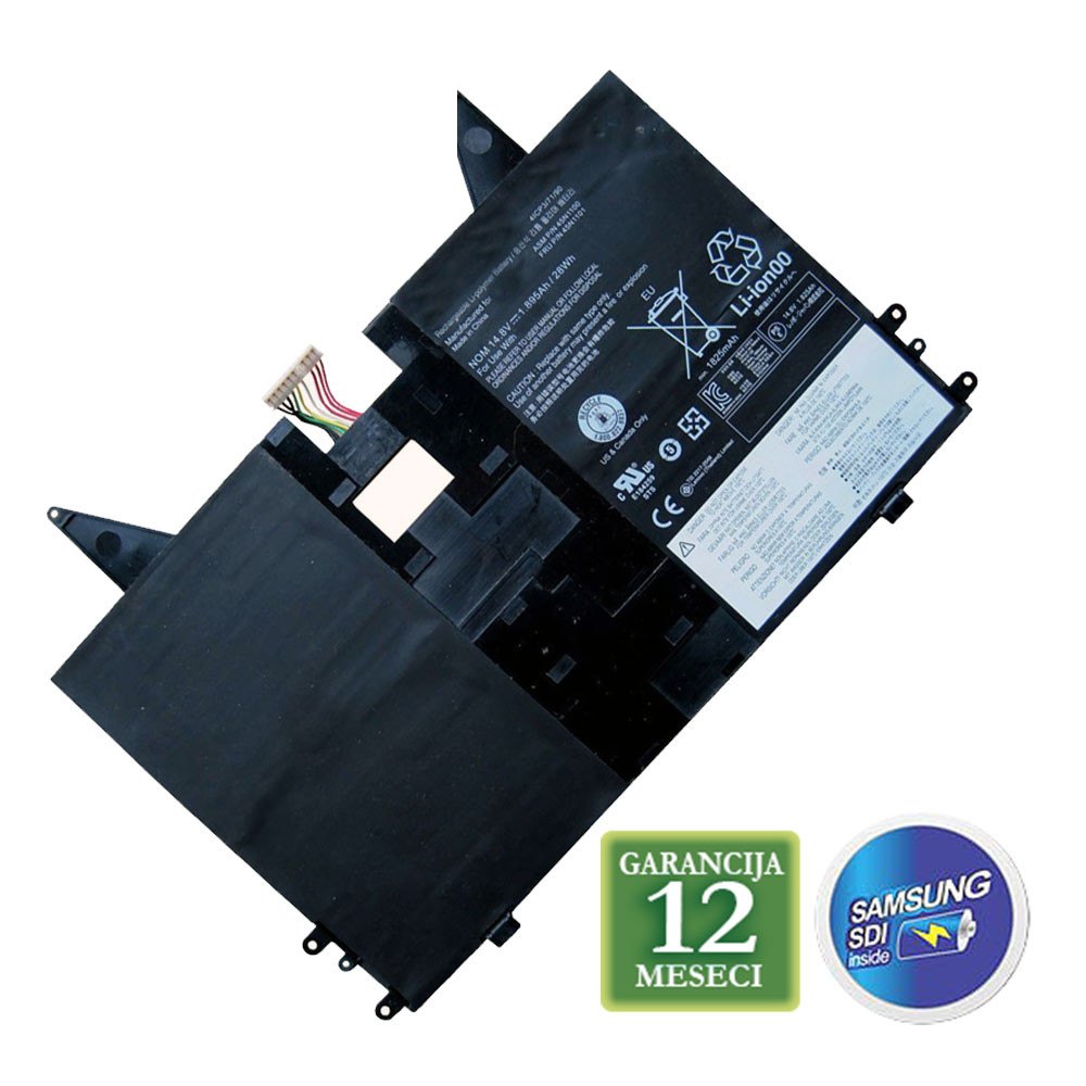 Baterija za laptop  LENOVO ThinkPad X1 Helix Tablet PC 45N1100
