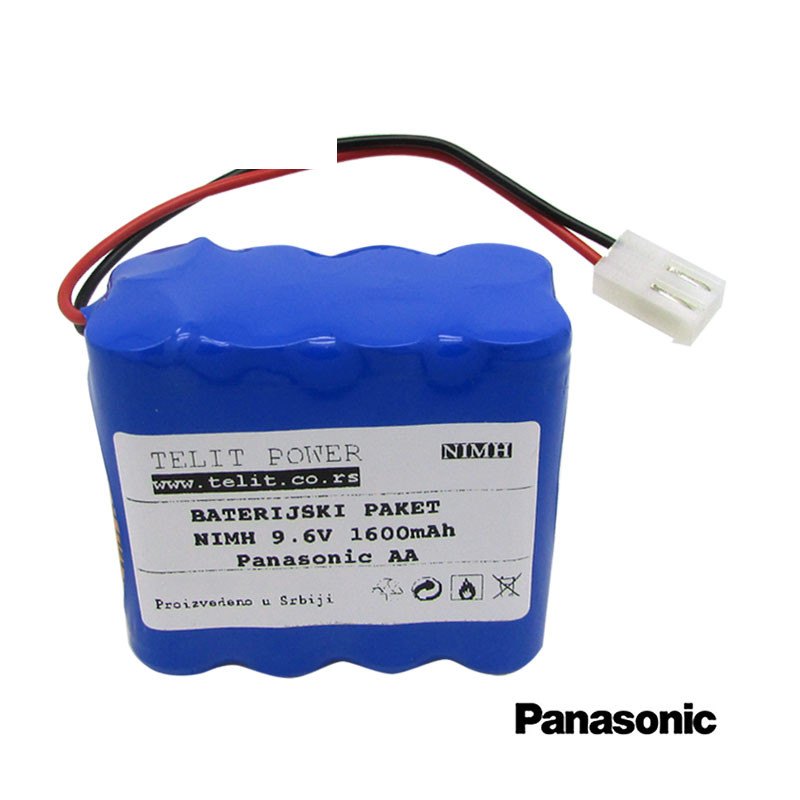 Baterija NiMH 9.6V 1600mAh za EKG CARDIOLINE AR600 COLSON