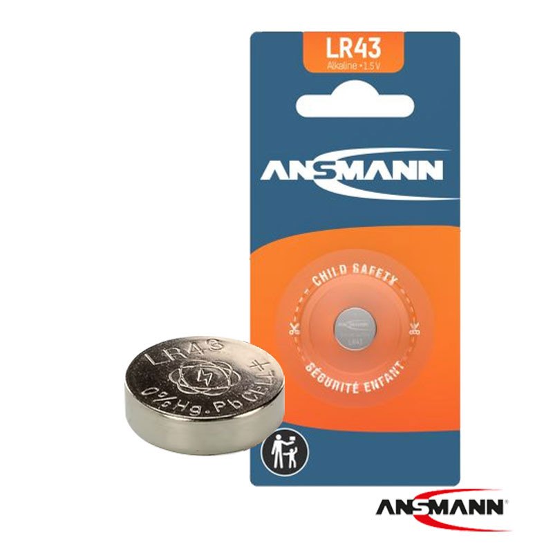 Alkalna baterija 1.5V LR43 Ansmann