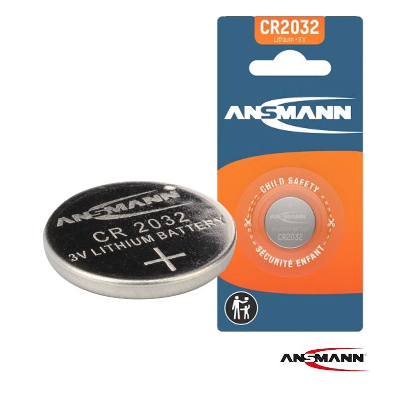 Litijumska baterija CR2032 3V – ANSMANN, 1 komad u blister pakovanju