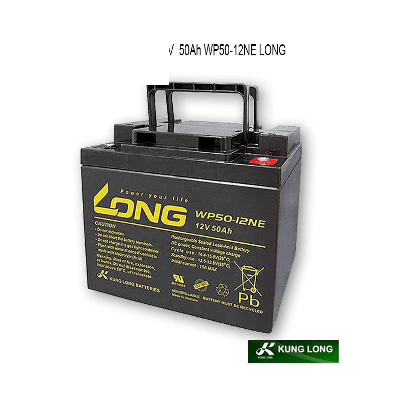 12V 50Ah WP50-12NE LONG INSERT M6