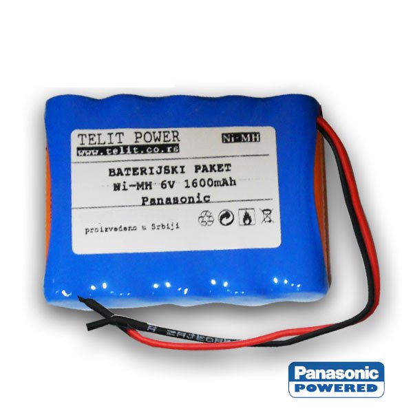 Baterija NiMH 6V 1600mAh za IKO3 HeartMirror EKG