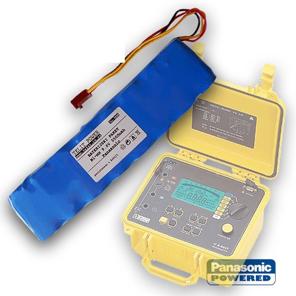 Baterija NiMH 9.6V 3200mAh za MEGGER Megohmeter CA 6547