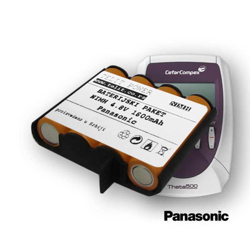 Baterija NiMH 4.8V 1600mAh Panasonic 4H-AA1500 za COMPEX fizioterapeutske uredja