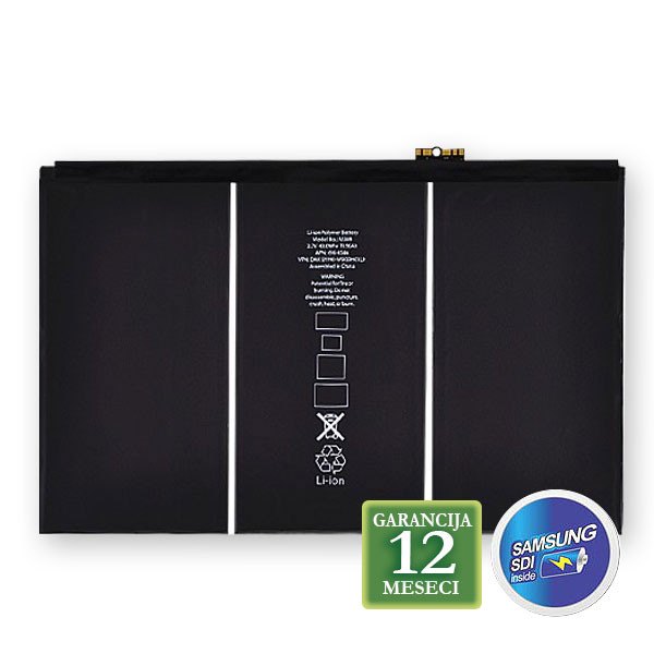 Baterija za laptop APPLE tablet  iPad 3, iPad 4  A1389