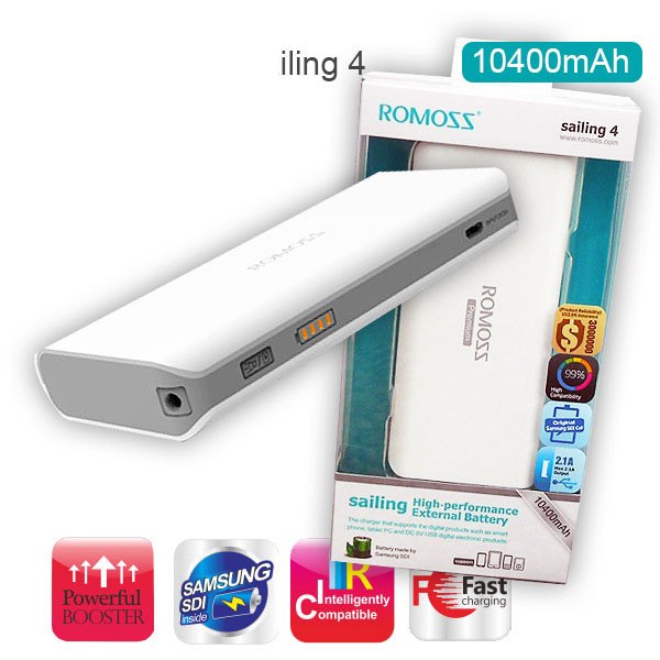 Power Bank Sailing 4  ROMOSS 10400mAh