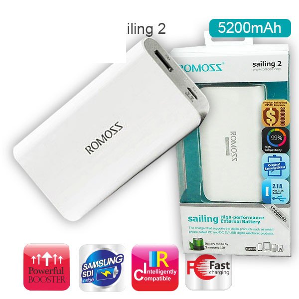 Power Bank Sailing 2  ROMOSS 5200mAh