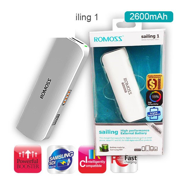 Power Bank Sailing 1  ROMOSS 2600mAh