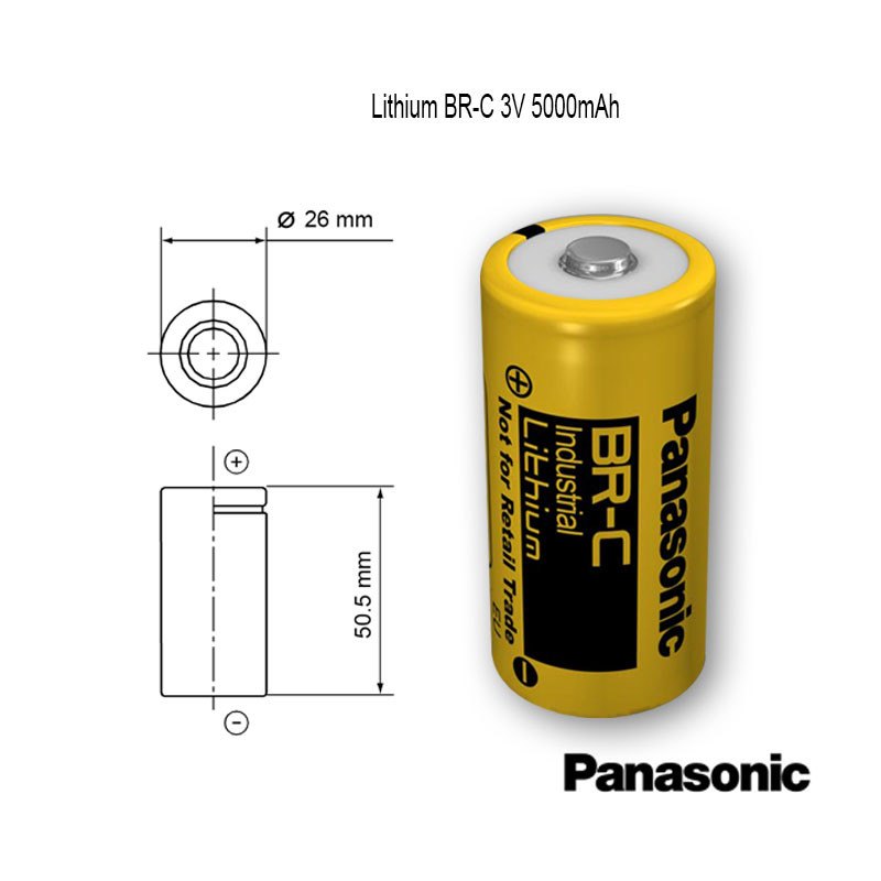 Panasonic BR-C litijumska baterija 3V (BR26505)